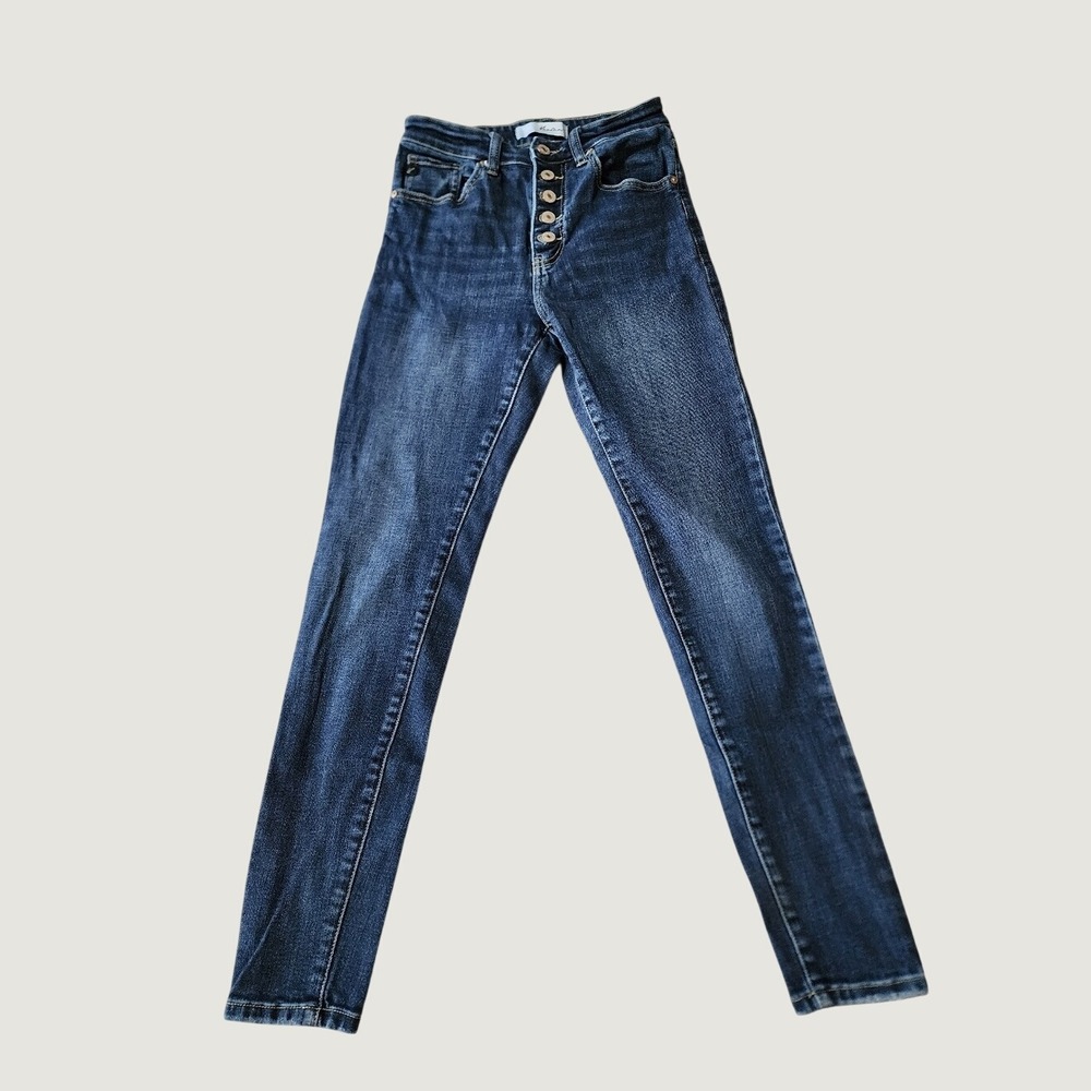 KanCan Skinny Jeans | High Rise Button Fly Stretch Denim | 5/26